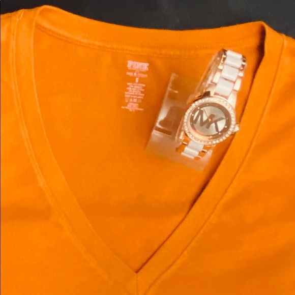 Women’s PINK Texas Longhorns Short Sleeve Tee, Size Small - Picture 5 of 6